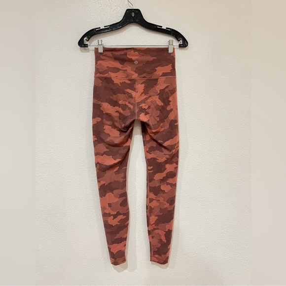 Lululemon Wunder Train High-Rise Tight 28”Heritage 365 Camo Brier Rose Size 6 - Picture 6 of 8